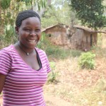 Josephine is sensitizing her community on the causes and effects of school dropouts among girls.